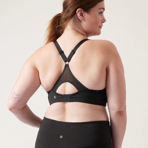 Athleta Advance Sports Bra B-G Black 38F - Picture 2 of 10